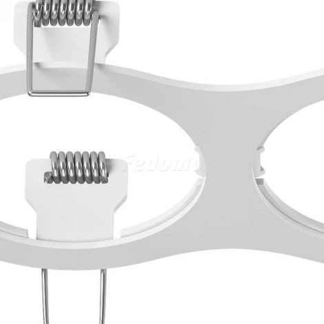 Рамка для трех встраиваемых светильников Lightstar Intero, овал, белый