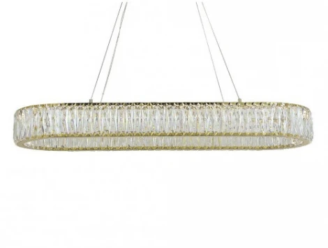 Подвесной светодиодный светильник Newport 8240 8240N/90 oval gold (220V, на тросе)