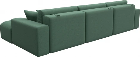 Диван угловой Лига-036 НПБ Классик Лонг правый угол Лига Диванов (Рогожка) арт.124679