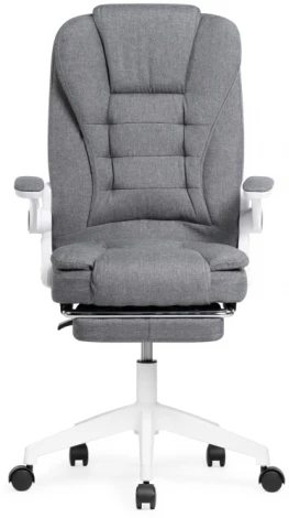 Компьютерное кресло для оператора Woodville Mitis (Пластик/Ткань, Белый/Серый) 15611