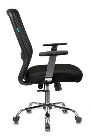 Кресло Бюрократ CH-899SL черный TW-01 сиденье черный TW-11 сетка/ткань крестовина металл хром