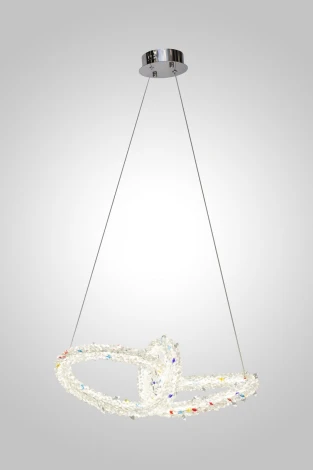 Подвесная люстра AM Group OVALE CH D600 (220V, на тросе)