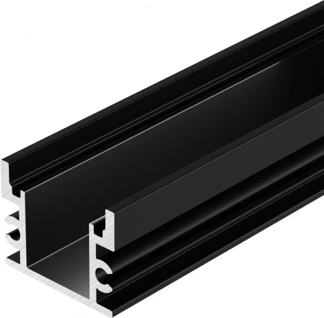 Профиль FLOOR18-H15-3000 ANOD BLACK (Arlight, Алюминий) 045672