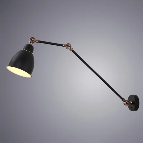 Бра Arte Lamp Braccio A2055AP-1BK (220V, выключатель)