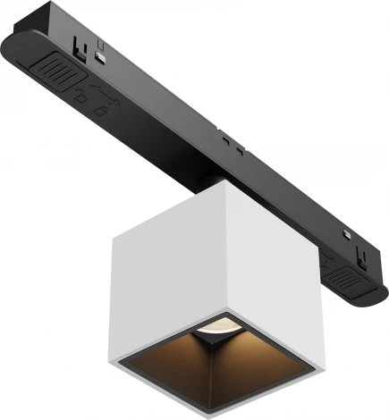 Трековый светильник магнитный 48V Maytoni Alfa S TR133-2-7W3K-W (LED, куб)