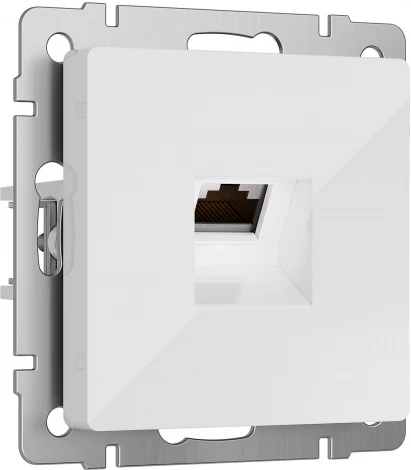 Розетка Ethernet RJ-45 (белый) Werkel W5120101