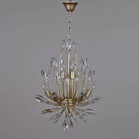 Подвесная люстра Reluce 02374-0.4-08 COPPER (220V, на цепи, свеча)