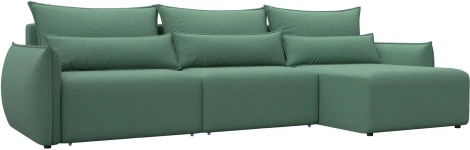 Диван угловой Лига-051 НПБ Лонг угол универсальный Лига Диванов (Рогожка) арт.128663