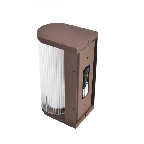 Настенный светильник уличный Odeon Light Cortena 7180/12WL коричневый/акрил/металл IP65 LED 12W 750Лм 3000K 162° 220V