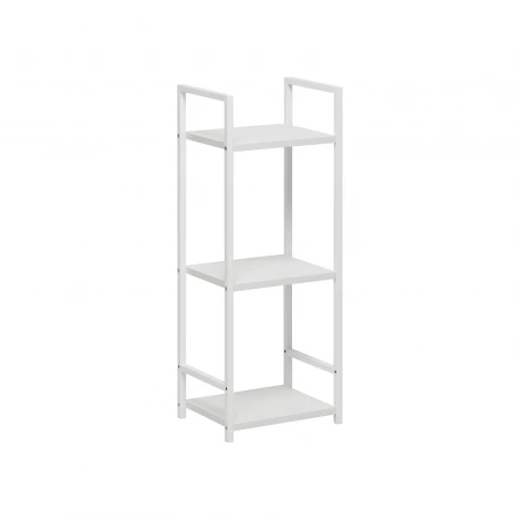 Стеллаж Leset Стилвуд 13 узкий, 3 полки 4687207095693 Металл, Белый