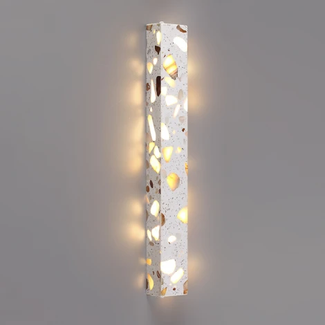 Настенный светильник Odeon Light Terrazzo 7012/15WL металл/тераццо/античн. бронза 1*15W 3000K 220V (LED)