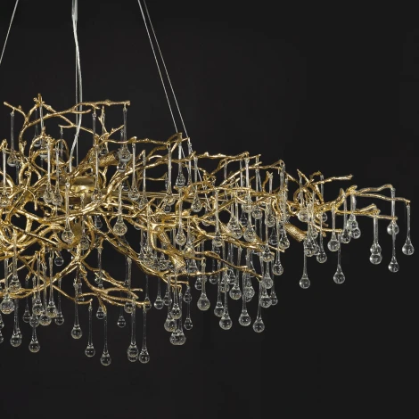 Подвесная люстра Loft It Bijout 10067/1500 GD (220V, на тросе, ветки)