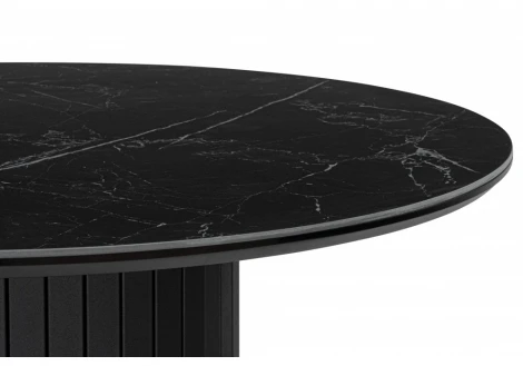 Кухонный стол Notta Гравент 90 черный мрамор shakespeare black / черный