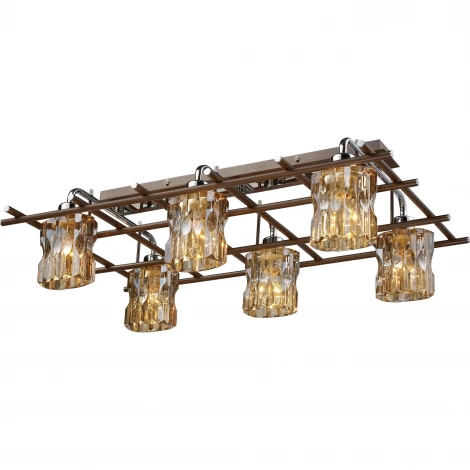 Потолочная люстра N-Light 480 480-06-13 chrome + wengue