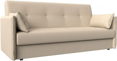 Диван-книжка Лига-018 (Бежевый/Экокожа) Лига Диванов арт.117883