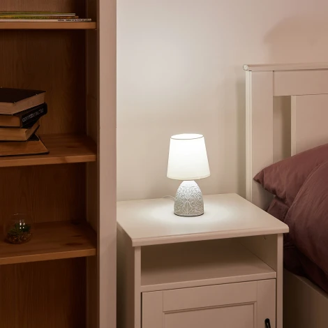 Настольная лампа Uniel UML-B301 E14 LIGHT GREY