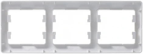 Рамка на 3 поста (перламутровый) Systeme Electric Glossa GSL000603