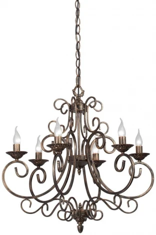 Подвесная люстра V1094-1/6 (220V, шар, под старину)