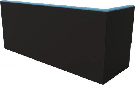 Диван кухонный Маркиз с углом слева (Голубой/Рогожка) Лига Диванов арт.123180L