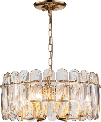 Подвесная люстра Escada Arabana 2114/6S E14*40W Gold (220V, хрусталь, на цепи, круглые)