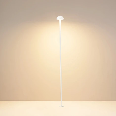 Грунтовой светильник светодиодный KT-ENOKI-BOLL-H1000-2W Warm3000 (WH, 100 deg, 24V) (Arlight, IP65 Металл) 050674