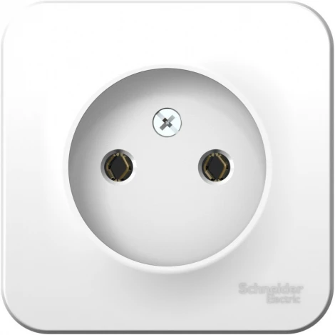 Розетка накладная без заземления (белый) Systeme Electric Blanca BLNRA000101