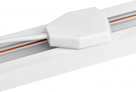 Коннектор для соедин шинопровода гибкий пластик/медь белый Ritter Artline 59753 1