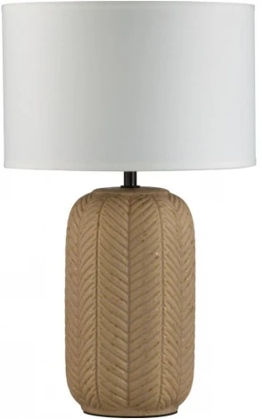 Настольная лампа Lumion 5665/1T бежевый, белый Chi E27 40W 220V (выключатель)