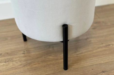 Пуф Одри Mebelson (Металл,Велюр/Серый) арт.171480,2173