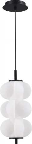 Подвесной светильник ST Luce Talisman SL6121.403.01 Черный/Белый LED 1*9W 3000K (220V, на проводе)