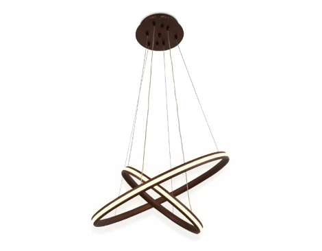 Подвесной светильник Ambrella Metallic FL406 (регулировка яркости, LED, 220V, пульт управления, на тросе, кольцо)