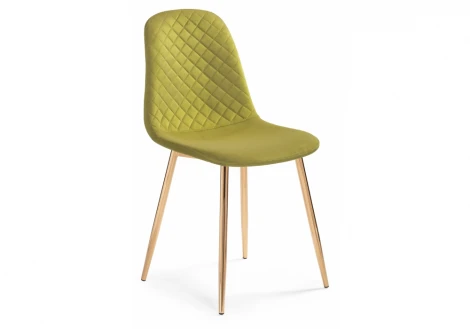 Стул Woodville на металлокаркасе Dabl khaki / gold 15291