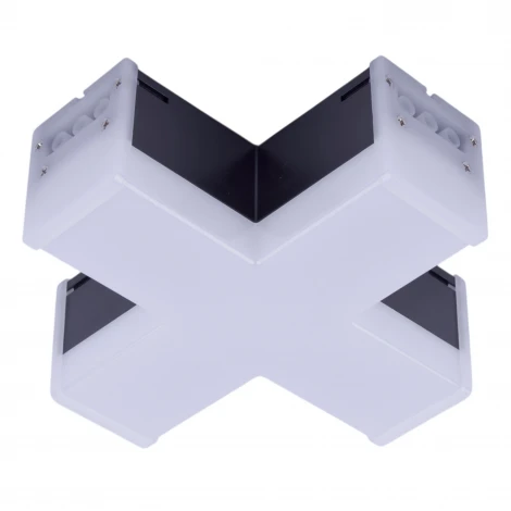 Светильник светодиодный X-образный 4000K Uniel ULO-N11X-12W/4000K IP40 BLACK