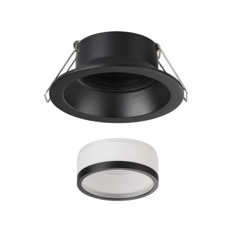 Светильник встраиваемый Novotech Lirio 371051 черный IP20 GU10 12W 220-240V