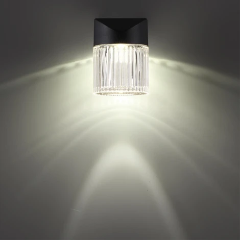 Настенный светильник уличный Novotech Estima 359291 STREET черный IP65 LED 7W 4000K 220V (круглые)