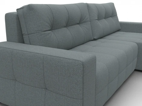 Диван угловой Лига-122 угол универсальный (ДСП,Брус,Рогожка/Серый) Лига Диванов 137599