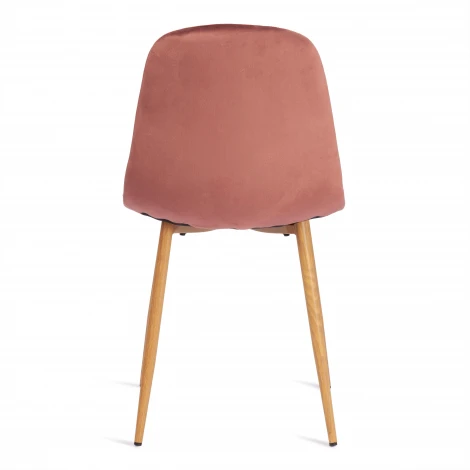 Стул BREEZE (mod. 4724) / 1 шт. в упаковке (Вельвет,Металл /Коралловый )