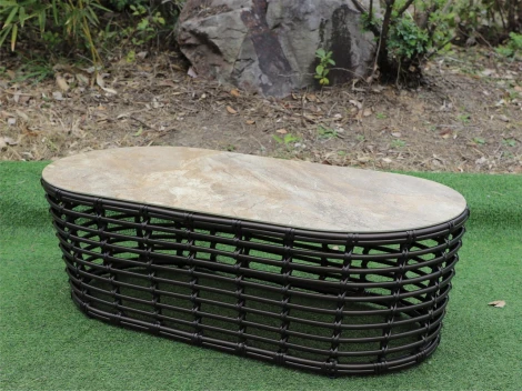 "Валенсия" журнальный столик из искусственного ротанга, цвет бронзовый 4SIS арт.УТ-00006746