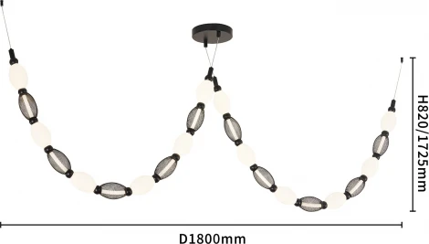 Подвесной светильник Favourite Perler 4560-2PC (LED, 220V, круглые)