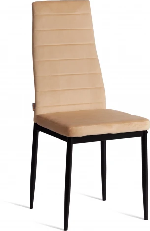 Стул Easy (mod. JSC02-1) Tetchair (Металл,Флок/Черный) арт. 21256