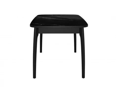 Стол DikLine MK15 Керамика Черный мрамор/подстолье черное/опоры черные арт.00-00079582