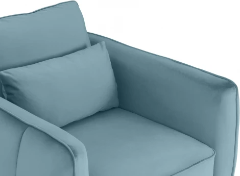 Кресло Amsterdam ОГОГО (арт.342704), (Ткань/Голубой)