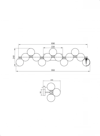 Бра Maytoni Dallas MOD545WL-13G