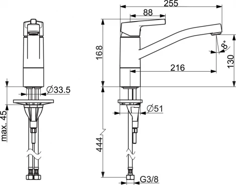 Смеситель Oras Saga Style 3930FH для кухонной мойки
