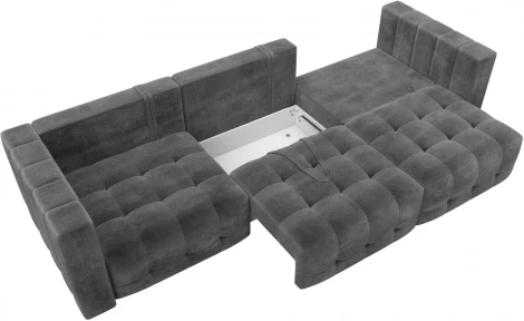 Диван прямой Лига-052 НПБ Лонг Лига Диванов (Велюр) арт.128777