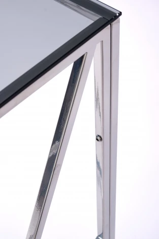 Консольный стол AllConsoles 1051-CS grey серебряный