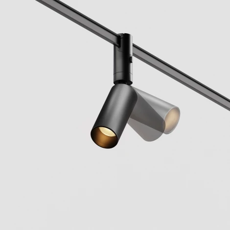 Трековый светильник 5Вт 48V Maytoni Focus Led TR201-1-5W3K-M-B (круглые)