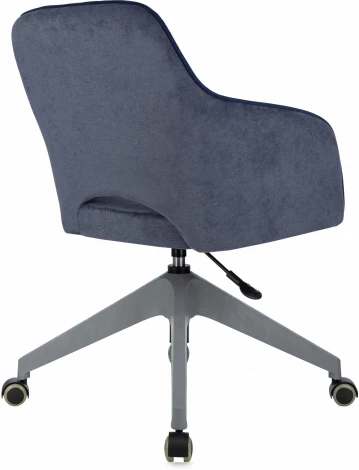 Кресло Бюрократ CH-380GL синий Light-27 крестов.4-луч. пластик пластик серый