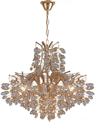 Подвесная люстра Reluce 08274-0.4-06 FG (220V, хрусталь, на цепи)