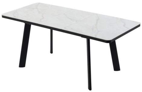 Стол НОРД 140 ОНИКС, керамика / Черный каркас M-City 64764